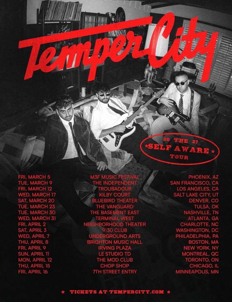 Temper City to Launch Self Aware Tour March 9–April 16 Image