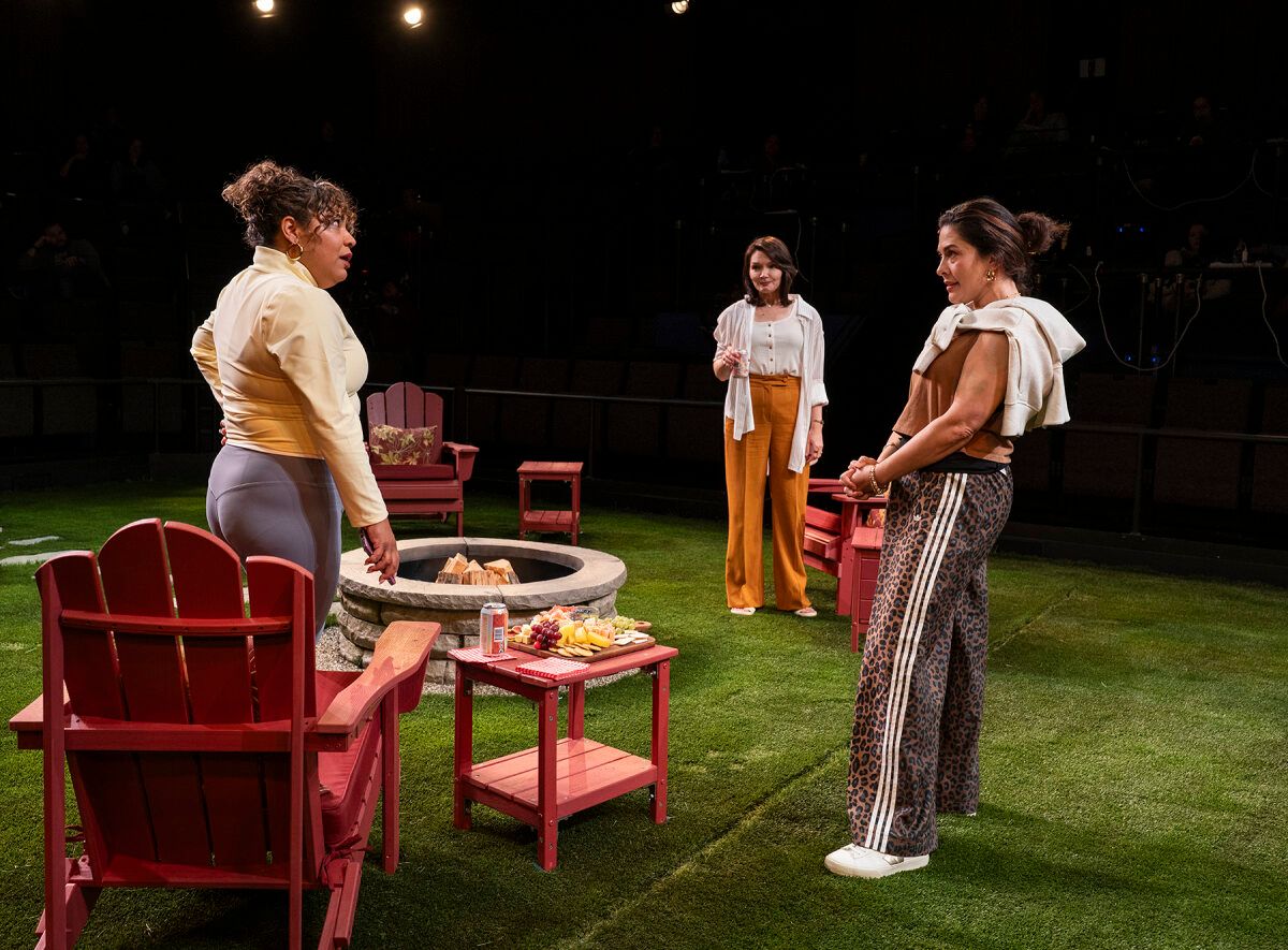 Wendy Mateo, Katrina Lenk and Sadieh Rifai at Photos: Katrina Lenk and More in ADIRONDACK CHAIR CIRCLE at Steppenwolf Theatre