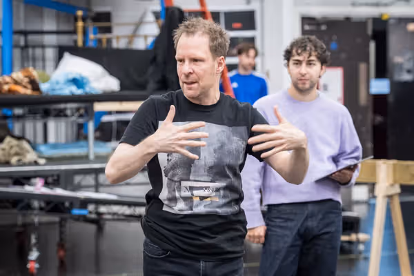 Director Nikolai Foster and Associate Director Ollie Khurshid Photo