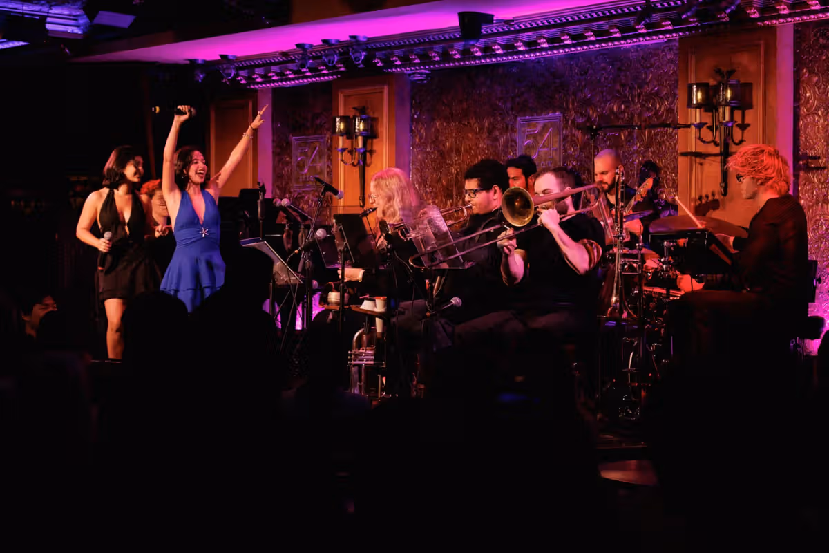 Giselle Gutierrez, Fabi Aguirre, Betty Kean, Emmanuel Reyes, Dan Harkins, Peter Douskalis, Braeden Myers, Josh Roberts at Photos: BROADWAY GENRE SWAP at 54 Below