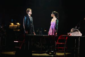 Aaron Tveit, Rachel Zegler Photo