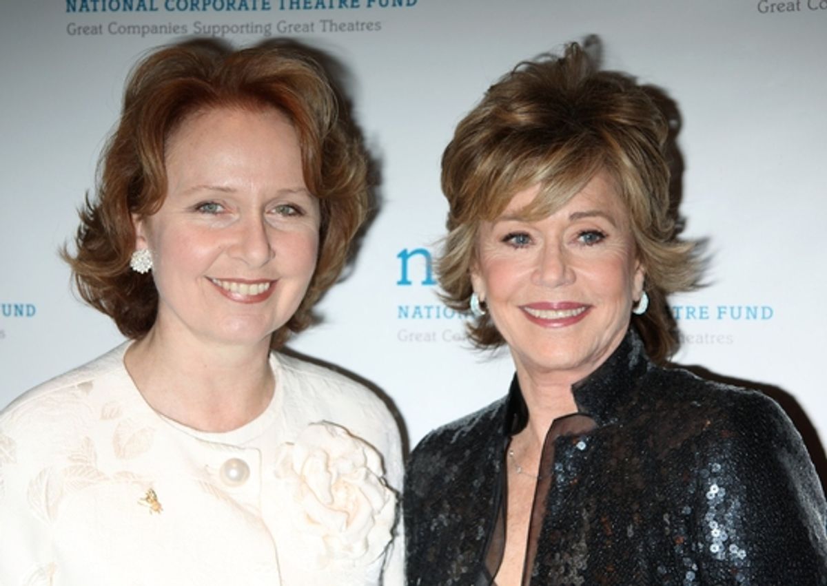 Kate Burton and Jane Fonda at 