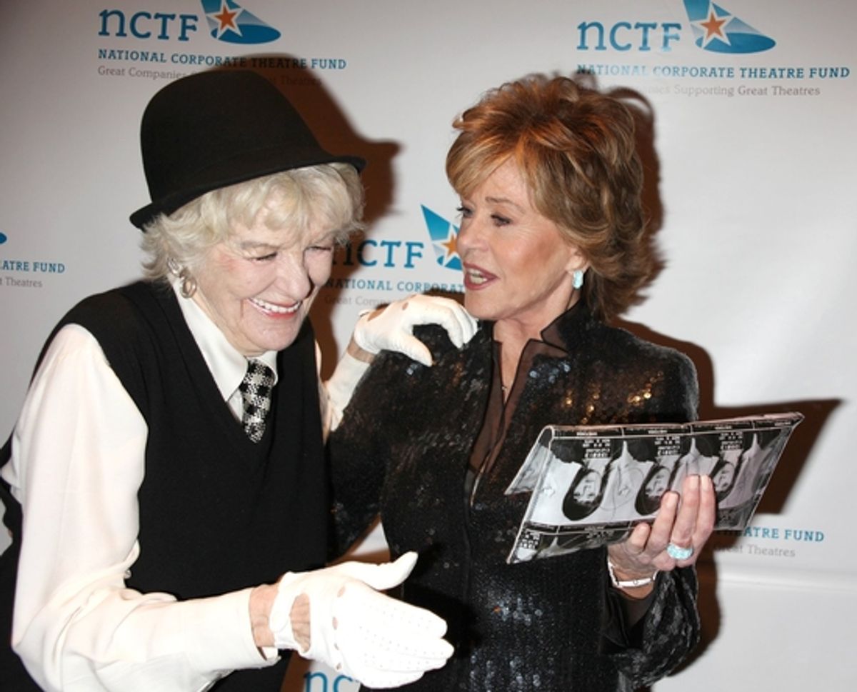 Elaine Stritch and Jane Fonda at 