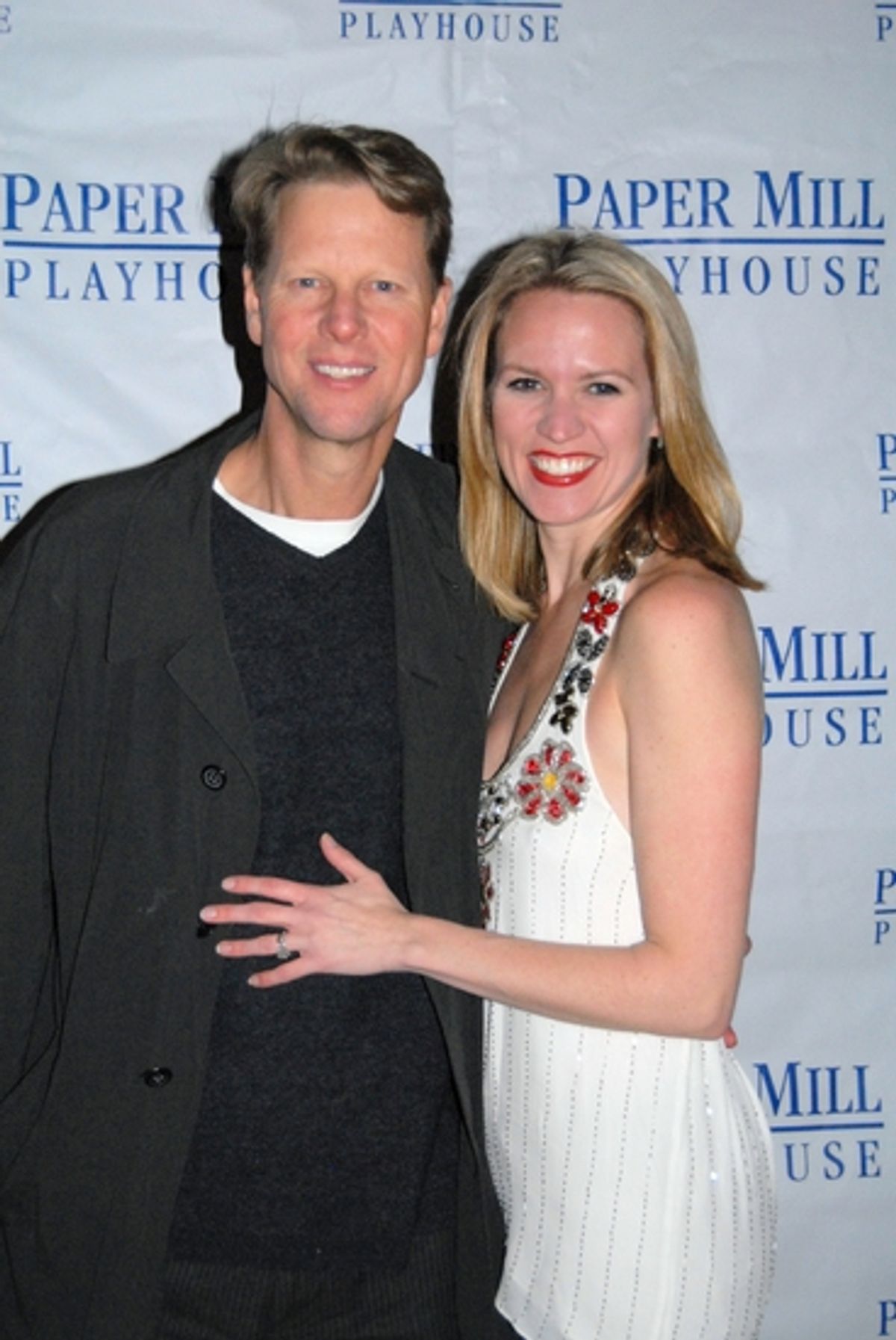 Alan Campbell and Lauren Kennedy (Marth Jefferson) at 
