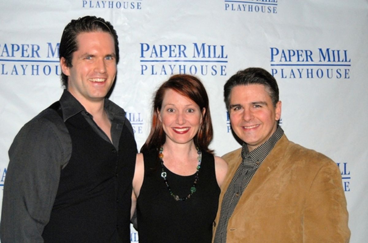 Aaron Ramey, Mary Mossberg (Understudy for both female roles) and Erick Buckley at 