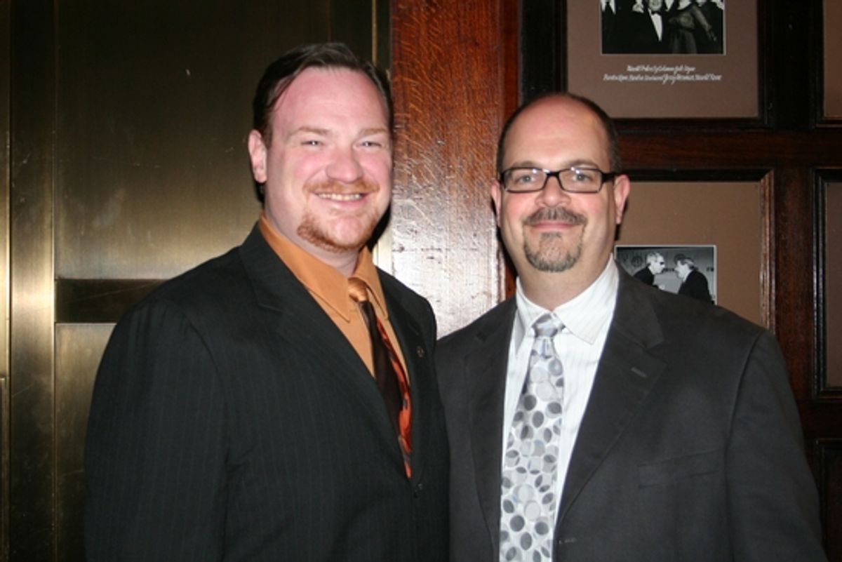 Kevin Carolan and Brad Oscar at The Friars Club Honors Lee Roy Reams