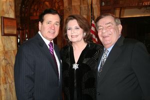 Lee Roy Reams, Producer Randie Levine-Miller and Master of Ceremonies Dean Freddie Ro Photo