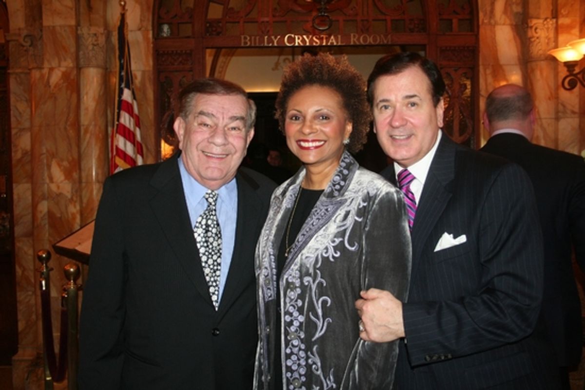 Freddie Roman, Leslie Uggams and Lee Roy Reams at The Friars Club Honors Lee Roy Reams