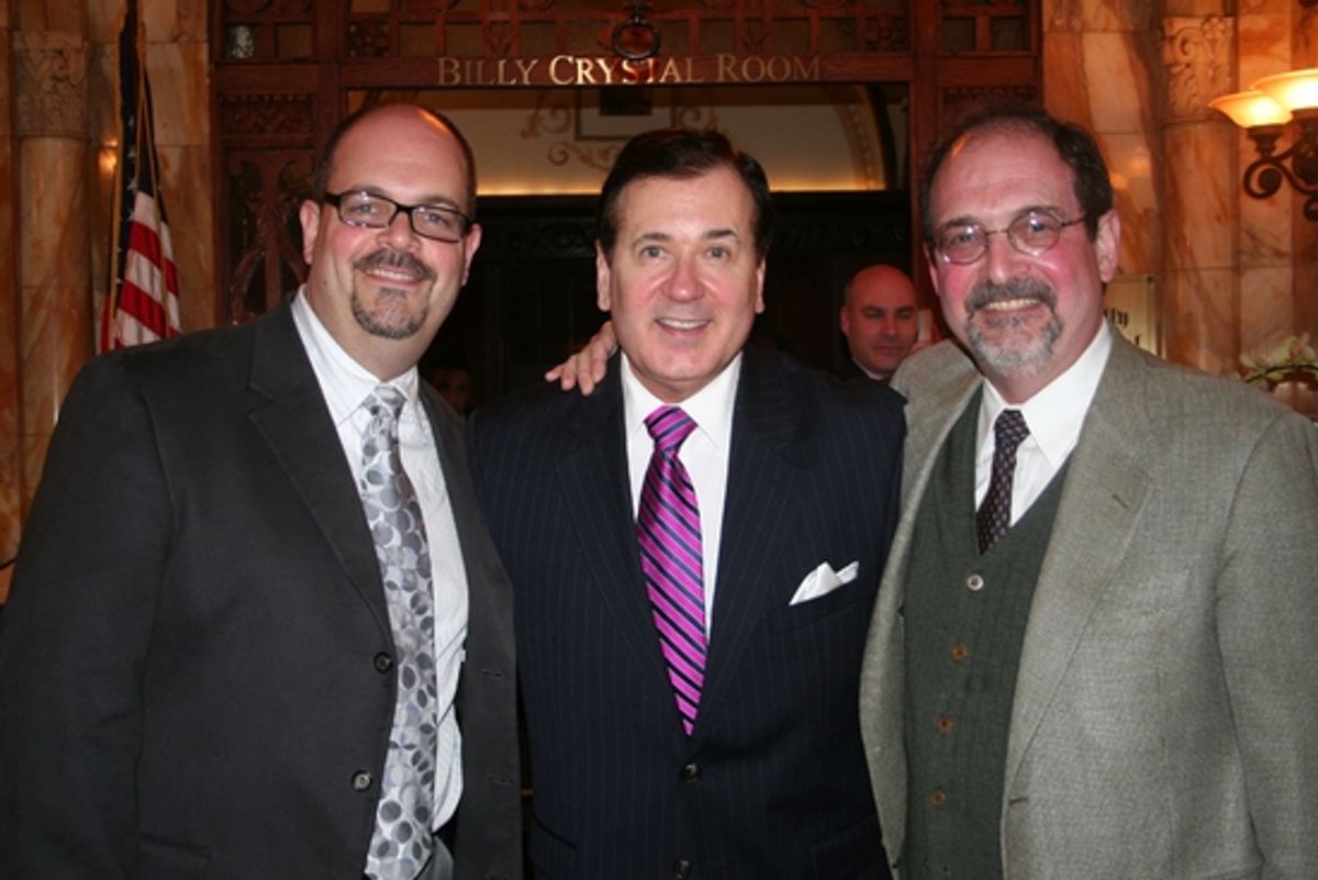 Brad Oscar, Lee Roy Reams and Lewis J. Stadlen at 