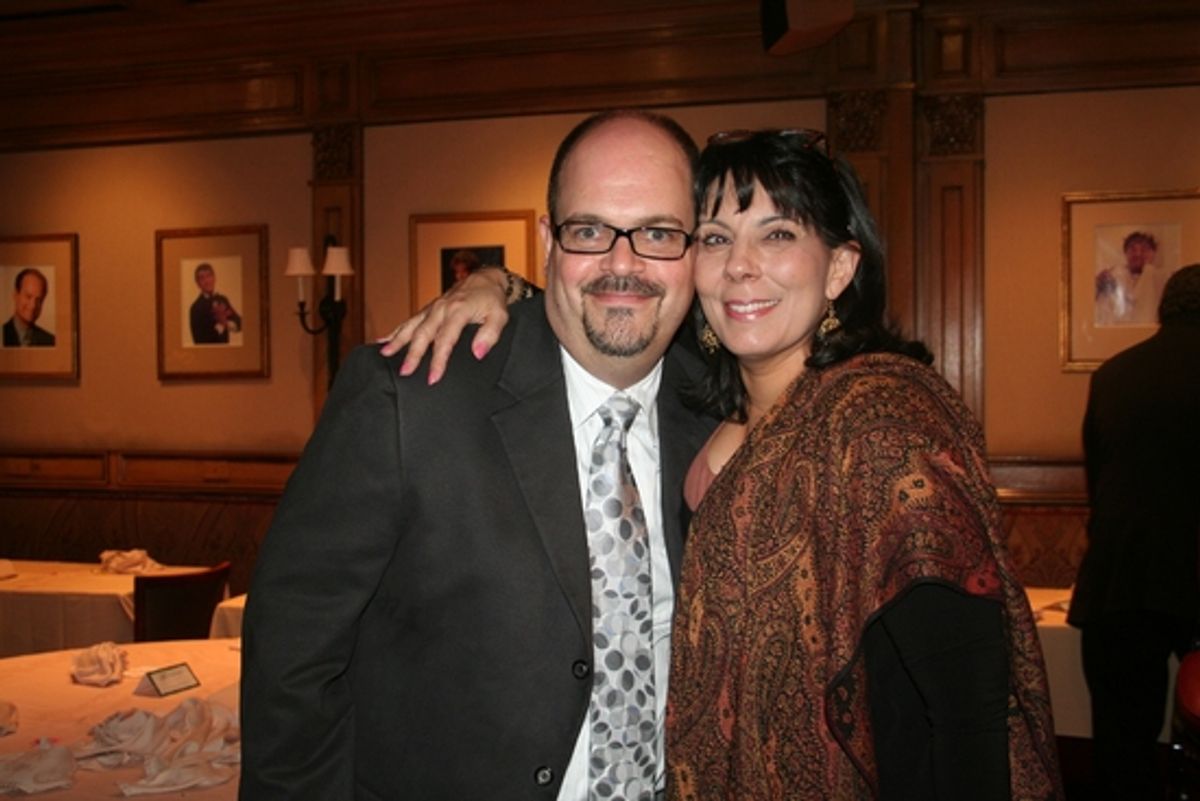 Brad Oscar and Christine Pedi at The Friars Club Honors Lee Roy Reams