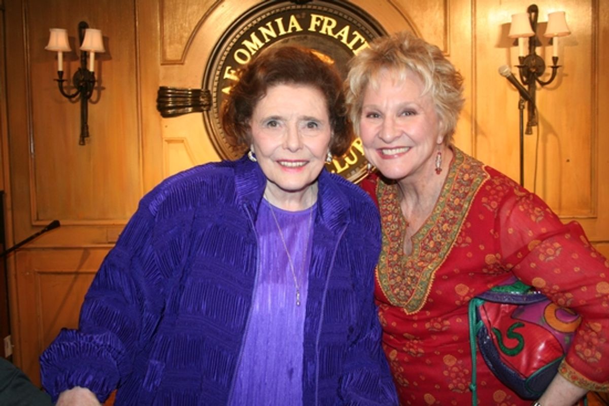 Patricia Neal amd Pamela Myers at The Friars Club Honors Lee Roy Reams