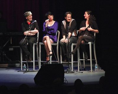 Charles Busch, Beth Leavel, Seth Rudetsky and Ana Gasteyer Photo