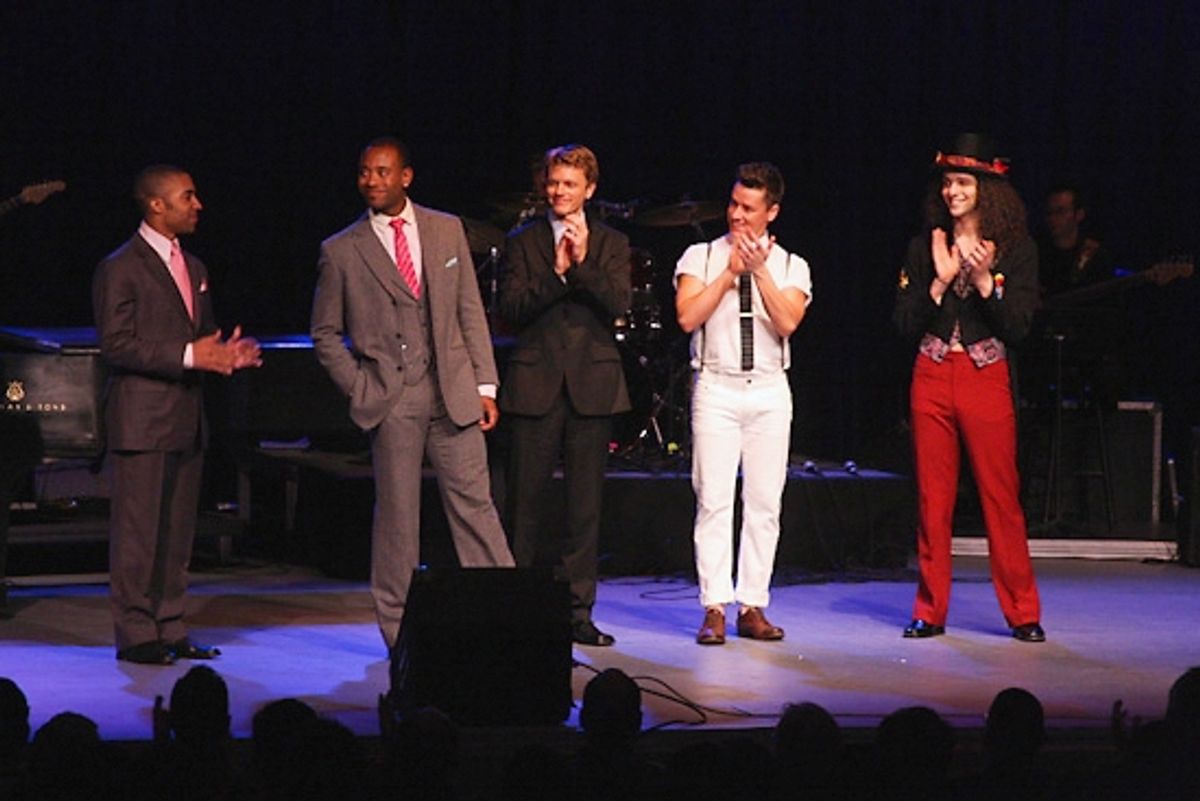 Tony James, James Brown III, David Larson, Adam Fleming and Anthony Hollock at 