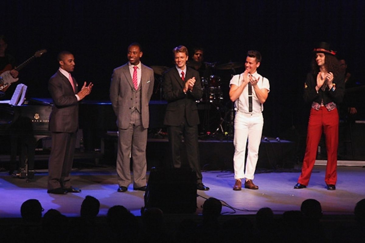 Tony James, James Brown III, David Larson, Adam Fleming and Anthony Hollock at 