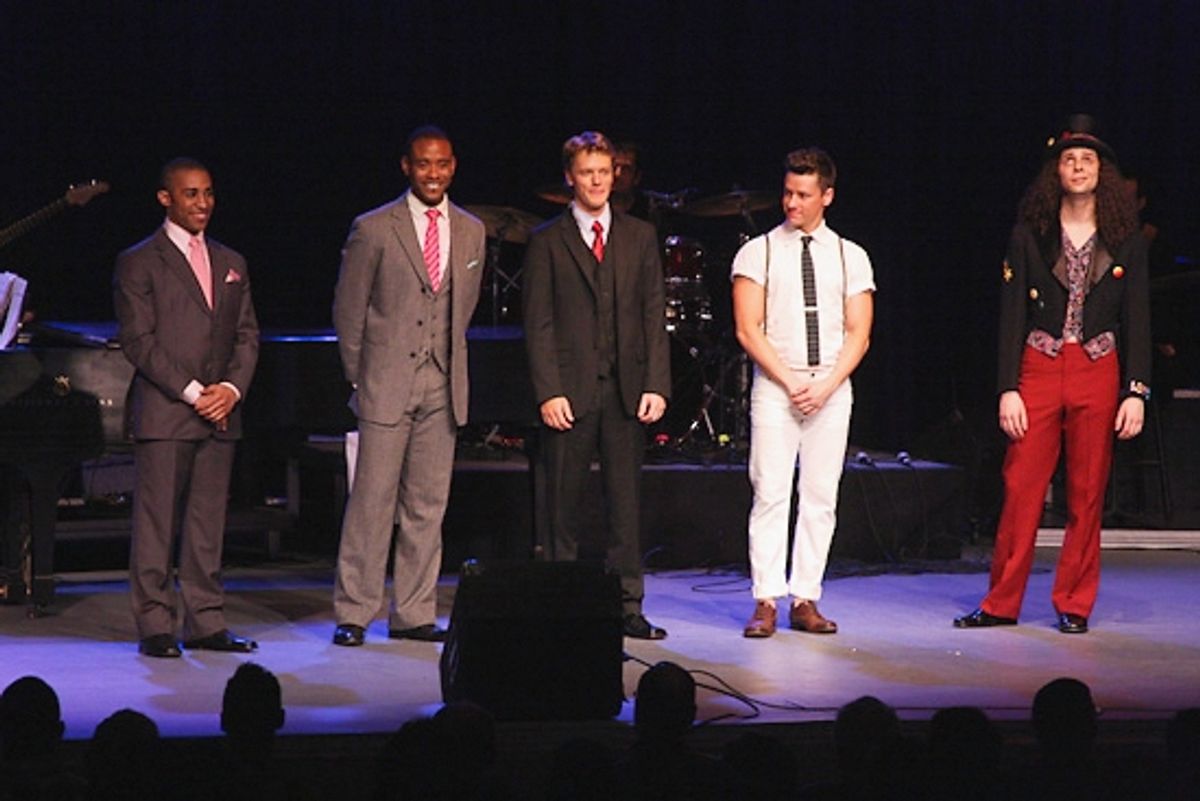 Tony James, James Brown III, David Larson, Adam Fleming and Anthony Hollock at 