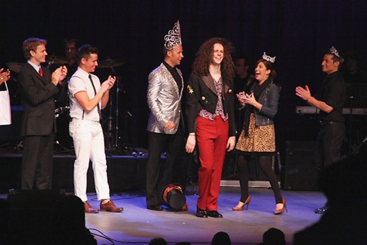 David Larsen, Adam Fleming, Marty Thomas, Anthony Hollock and current Miss NY Leigh-Taylor Smith

 at 