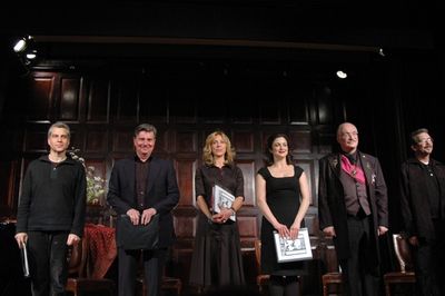 Mark Waldrop, Gary Beach, Amanda Green, Marla Schaffel, Simon Jones and Jay Rogers  Photo