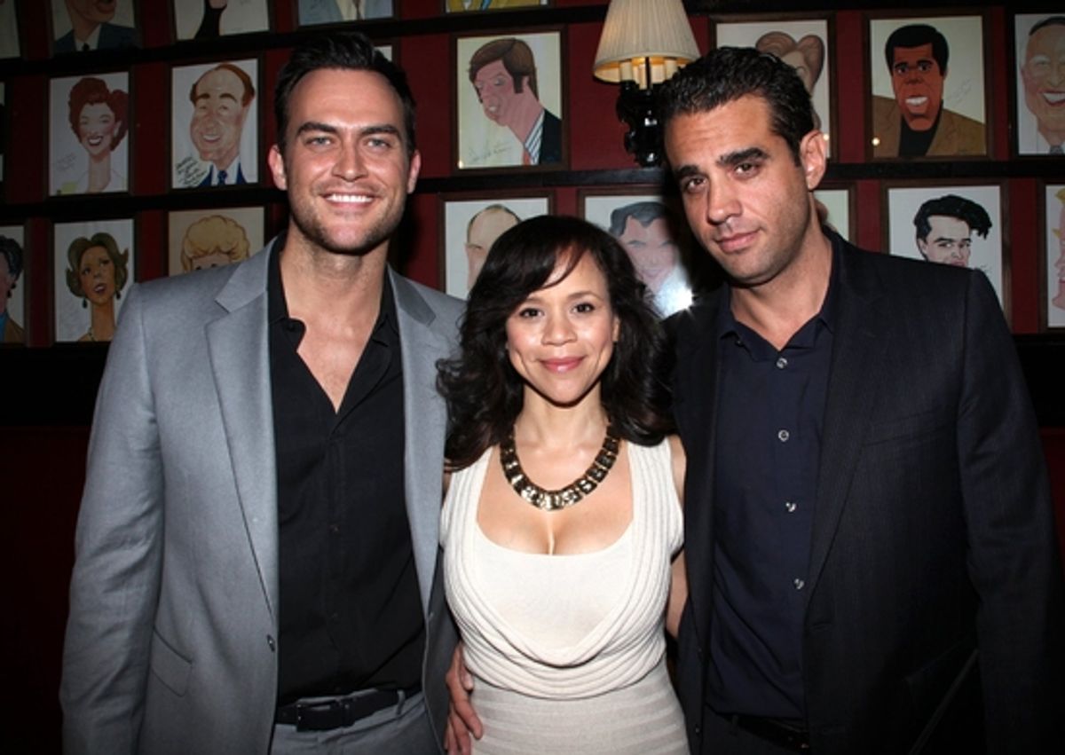 Cheyenne Jackson, Rosie Perez and Bobby Cannavale at 