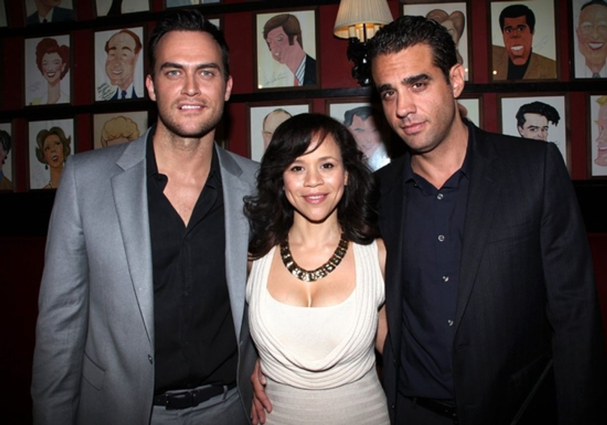 Cheyenne Jackson, Rosie Perez and Bobby Cannavale at 