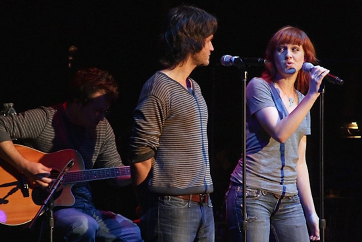 Doug Kreeger and Celina Carvajal at NYMF's 'BEST of the FEST' Concert