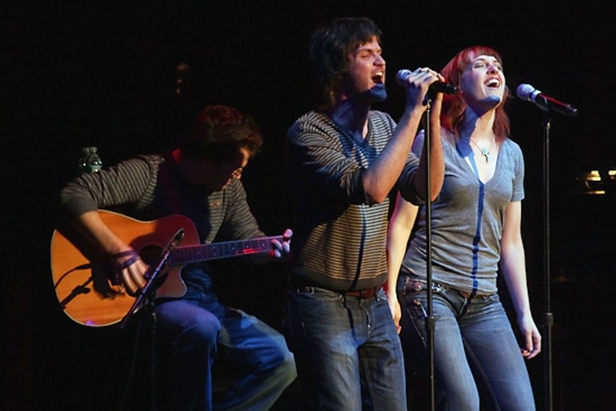 Doug Kreeger and Celina Carvajal at NYMF's 'BEST of the FEST' Concert