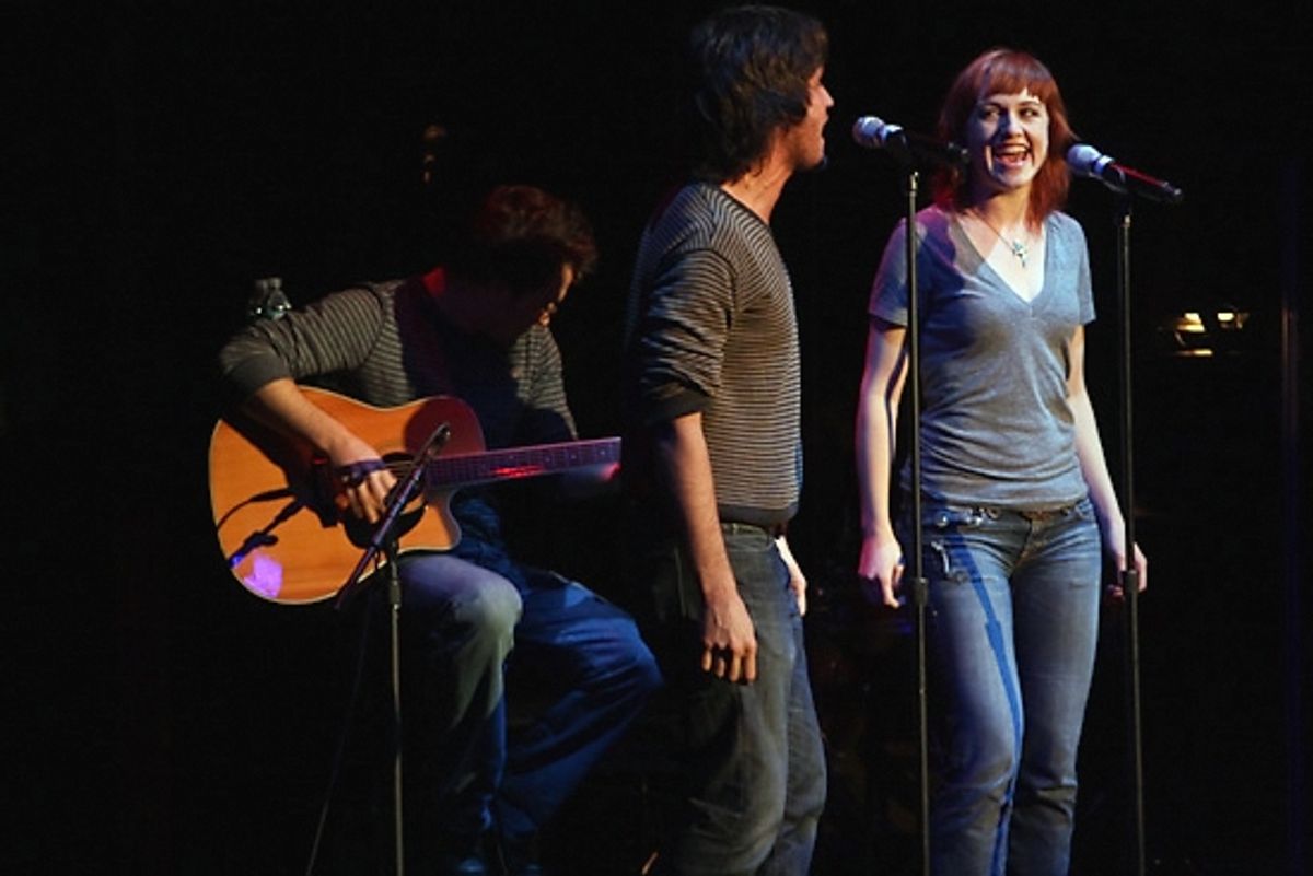Doug Kreeger and Celina Carvajal at NYMF's 'BEST of the FEST' Concert