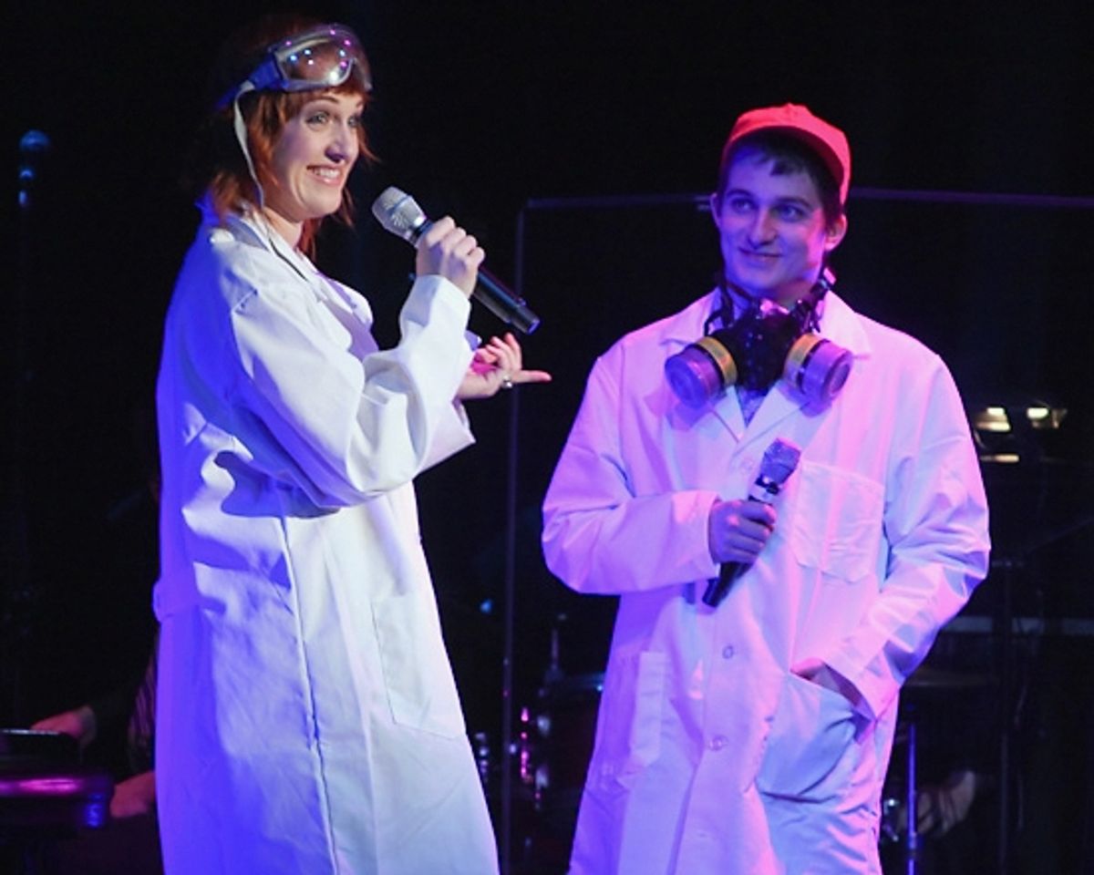 Celina Carvajal and Ryan Bogner at NYMF's 'BEST of the FEST' Concert