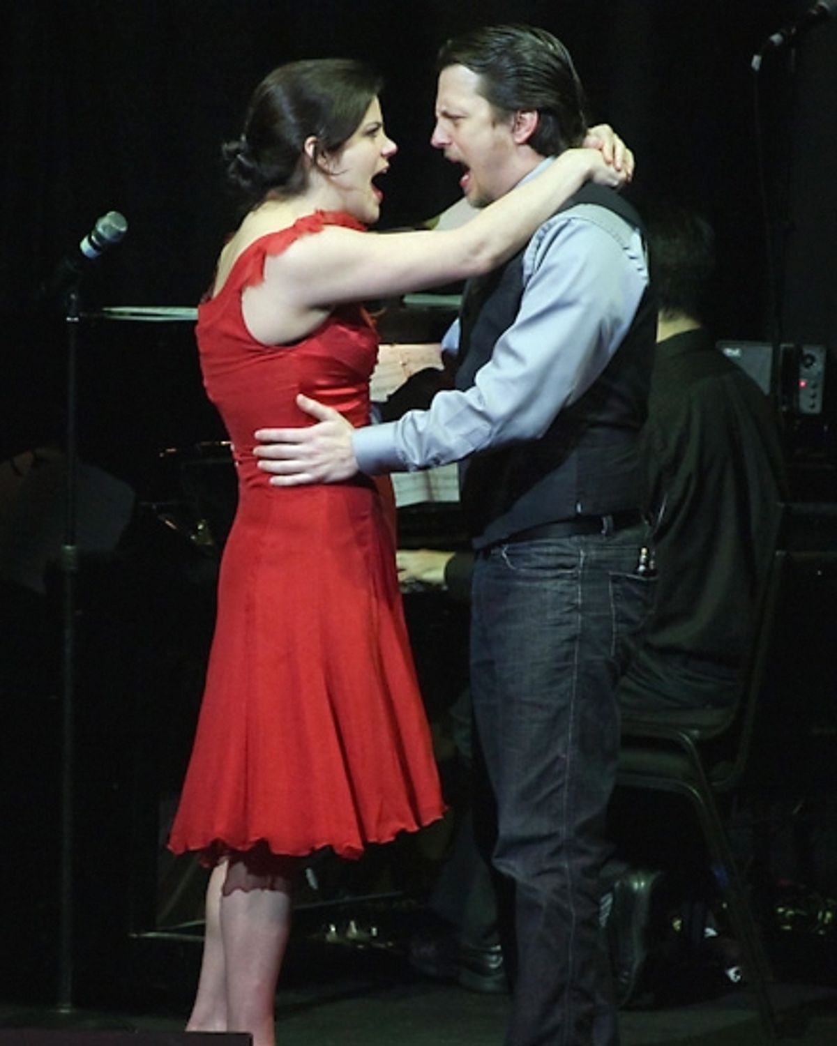 Diane Davis and Jason Wooten at NYMF's 'BEST of the FEST' Concert