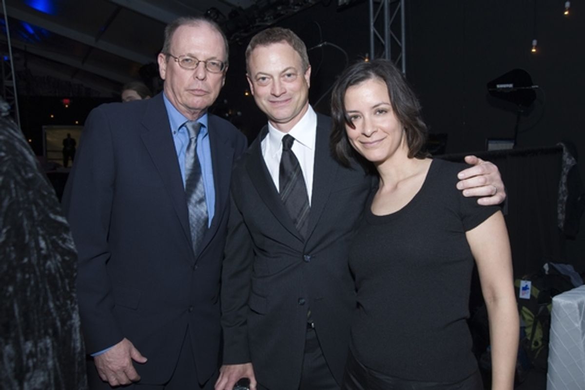 David Hawkanson, Gary Sinise and Anna D. Shapiro at 
