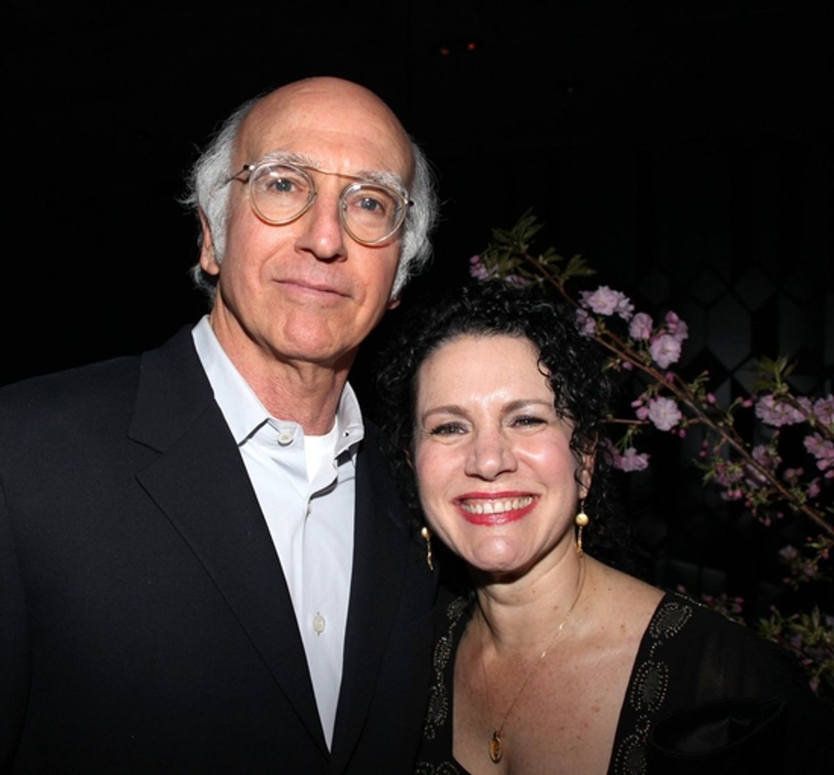 Larry David and Susie Essman at 