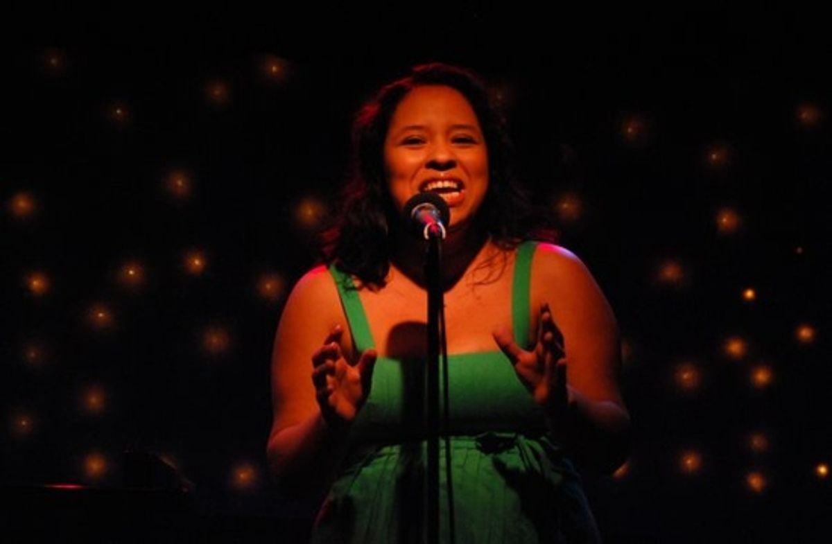 Adriana Devine Figliola at Broadway Speaks Out Live At The Duplex
