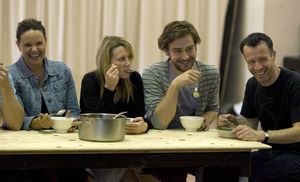 Leah Purcell, Lisa Dillon, Tom Mison and Jonathan Cullen

 Photo