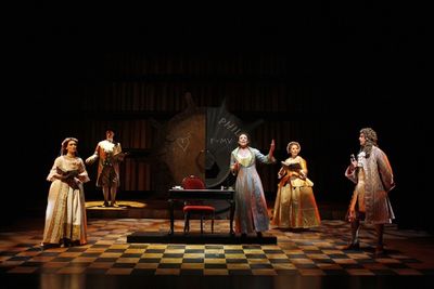 Rebecca Mozo, Matthew Humphreys, Natacha Roi, Susan Denaker and Don Reilly Photo