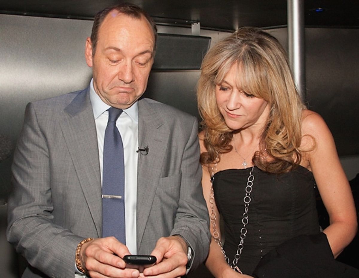 Kevin Spacey and Sonia Friedman at 