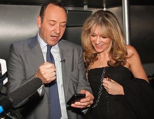 Kevin Spacey and Sonia Friedman Photo