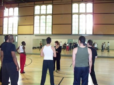 Donna McKechnie puts the dancer through the combinations Photo