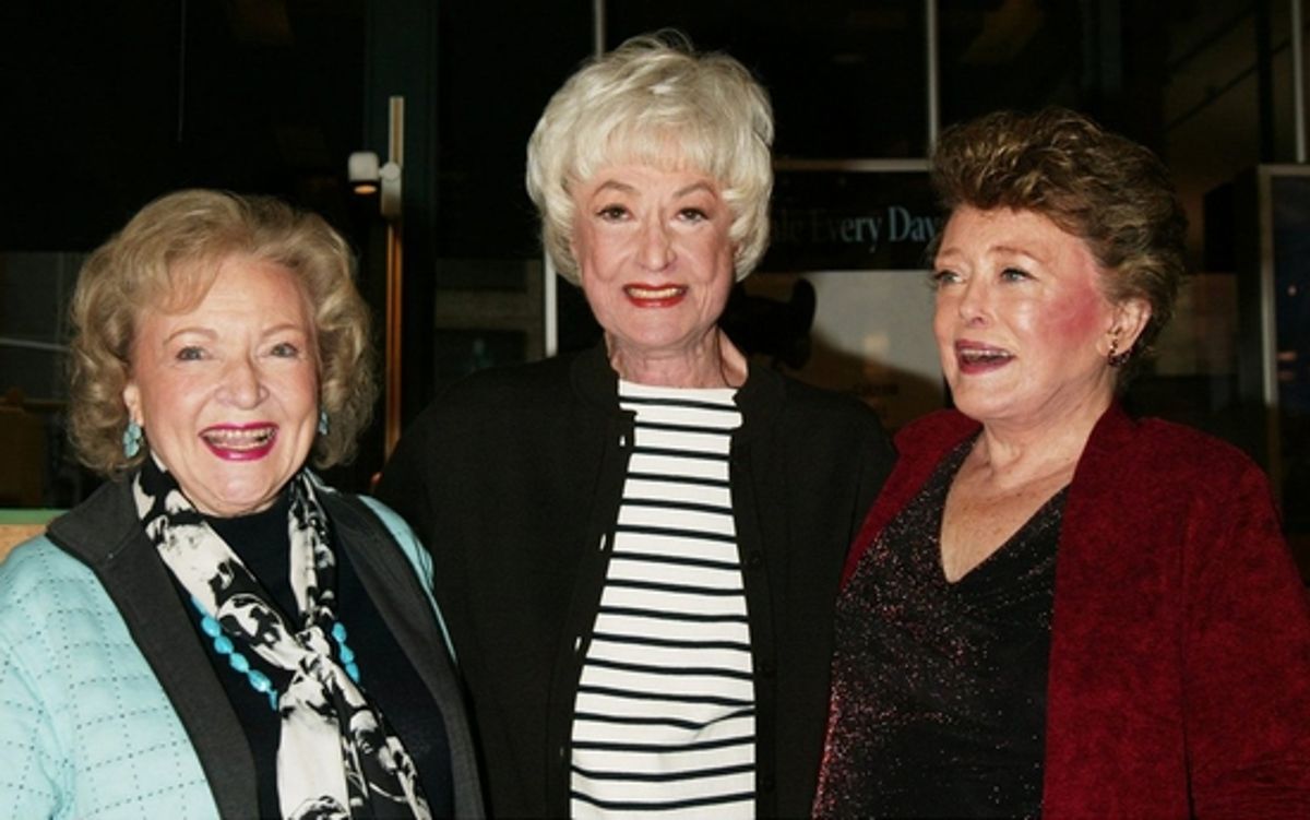 Betty White, Bea Arthur and Rue McClanahan at 