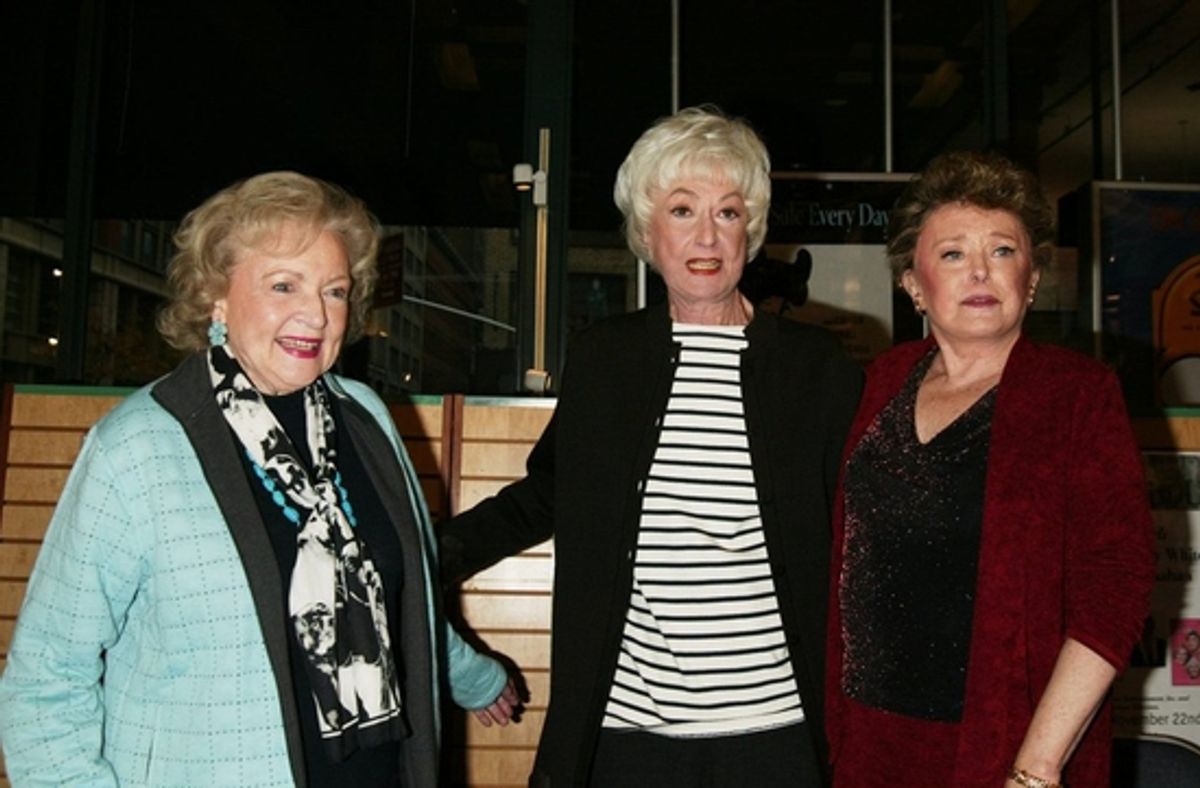 Betty White, Bea Arthur and Rue McClanahan at 