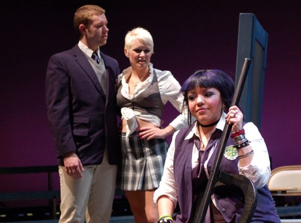 Shea Coffman (Matt), Katie Karel (Ivy) and Areli Gil (Nadia) Photo