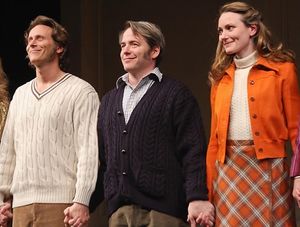 Steven Weber, Matthew Broderick, and Anna Madeley Photo