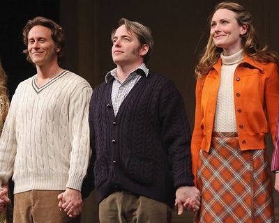 Steven Weber, Matthew Broderick, and Anna Madeley Photo