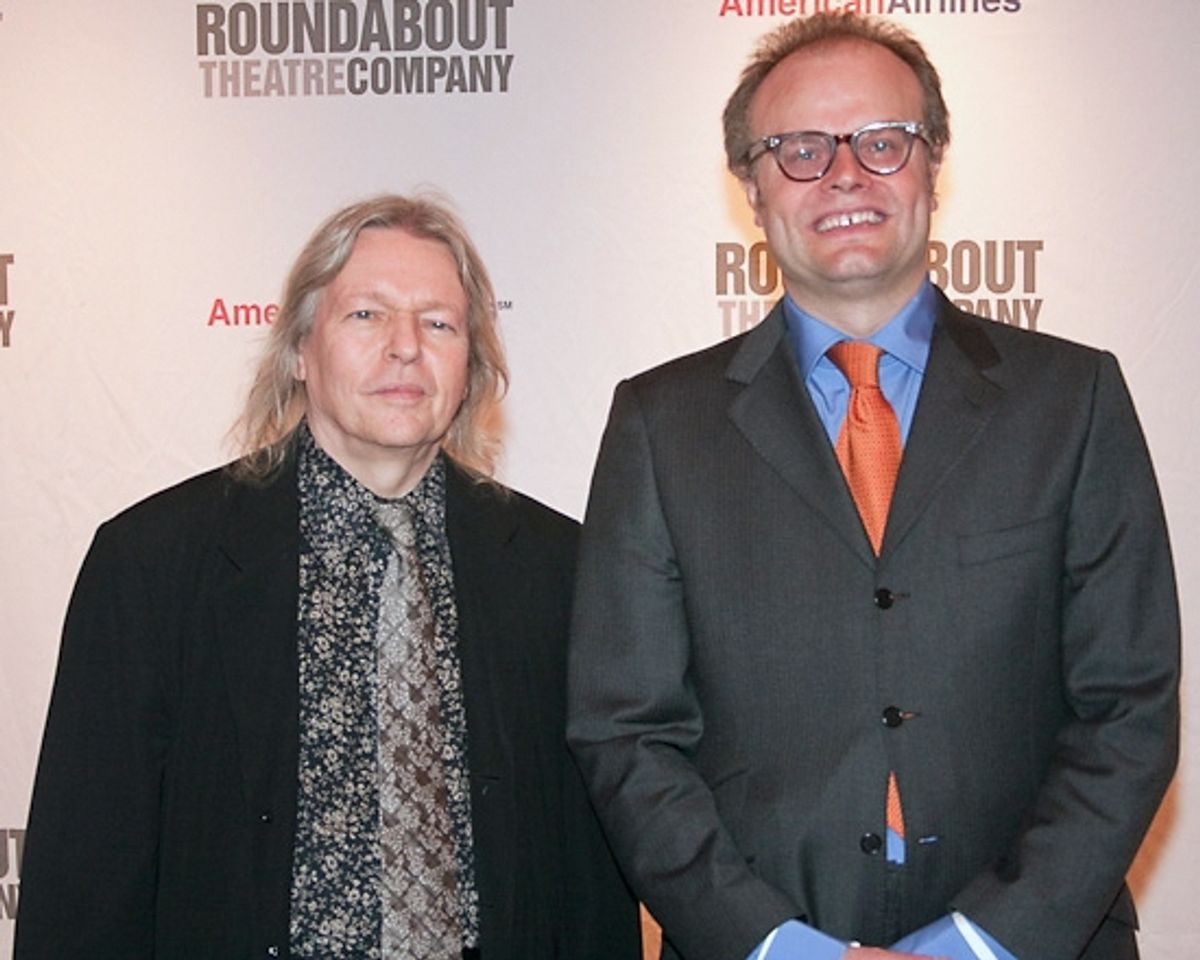 Chistopher Hampton (Playwright) and David Grindley (Director) at 