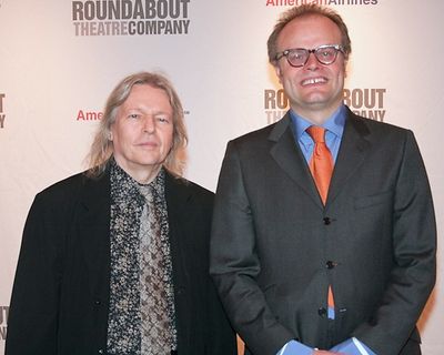 Chistopher Hampton (Playwright) and David Grindley (Director) Photo