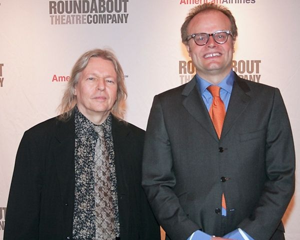 Chistopher Hampton (Playwright) and David Grindley (Director) Photo