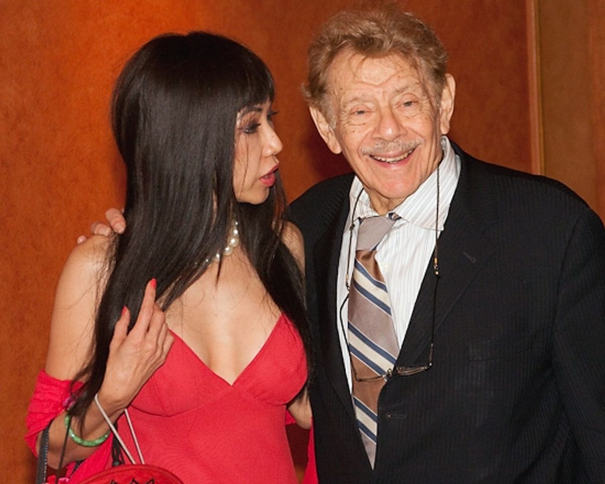 Jerry Stiller wtih Tiana Silliphant Hampton at 