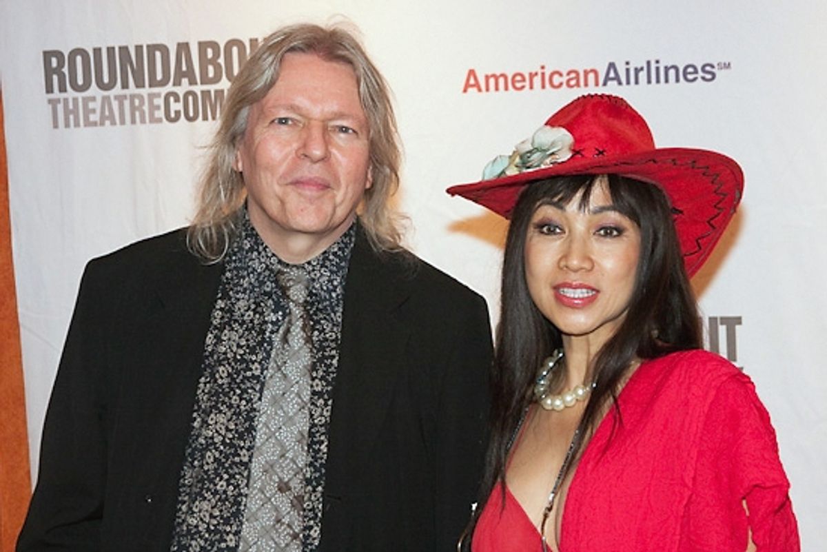 Christopher Hampton and Tiana Silliphant Hampton at 