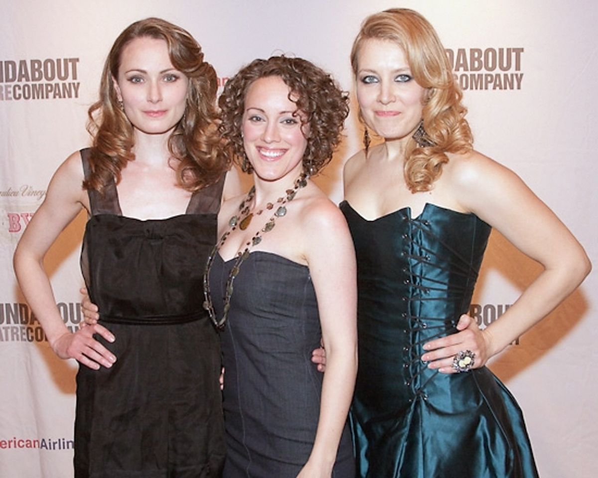 Anna Madeley, Samantha Soule, and Jennifer Mudge at 