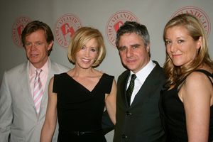 William H. Macy, his wife Felicity Huffman, Neil Pepe, and Mary McCann Photo