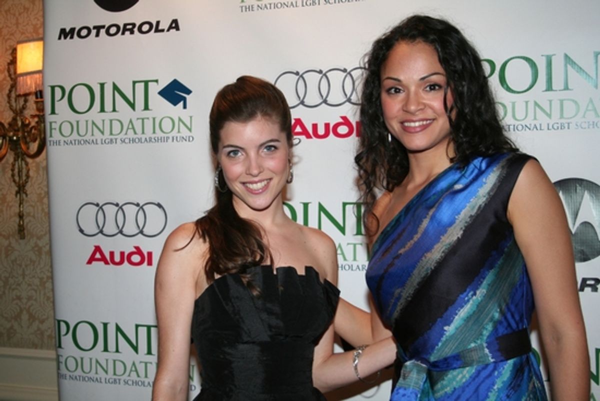 Josefina Scaglione and Karen Olivo at 2009 Point Foundation Honors