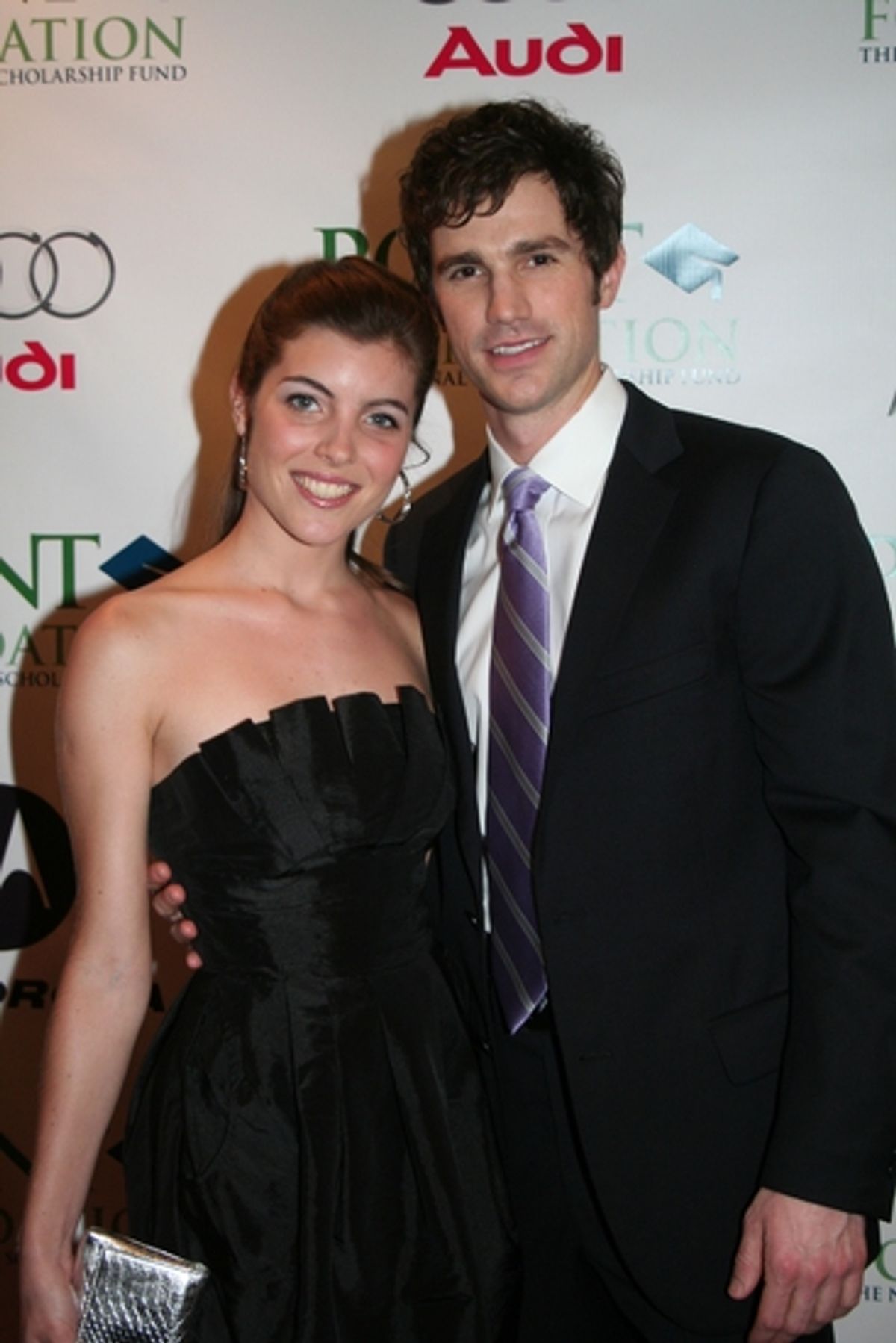 Josefina Scaglione and Matt Cavenaugh at 